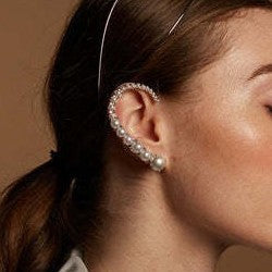 Starlight Pearl Earcuff