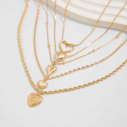 Heartstrings Stack Necklace