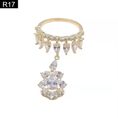 Diamond Drape Ring - R17