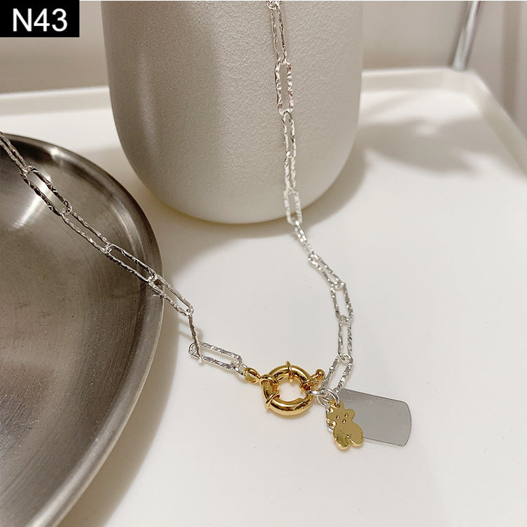 Paperclip Lockette Necklace - N43