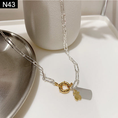 Paperclip Lockette Necklace - N43