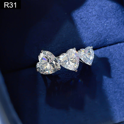 Nested Heart Ring - R31