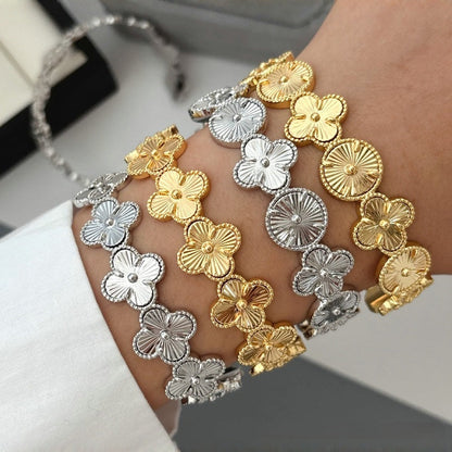 Clover and Sunburst Bracelet