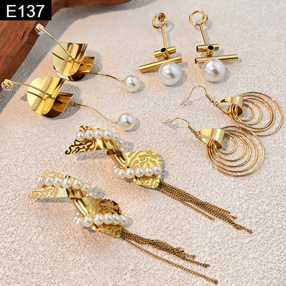 Abstract Dangle Earring - E137