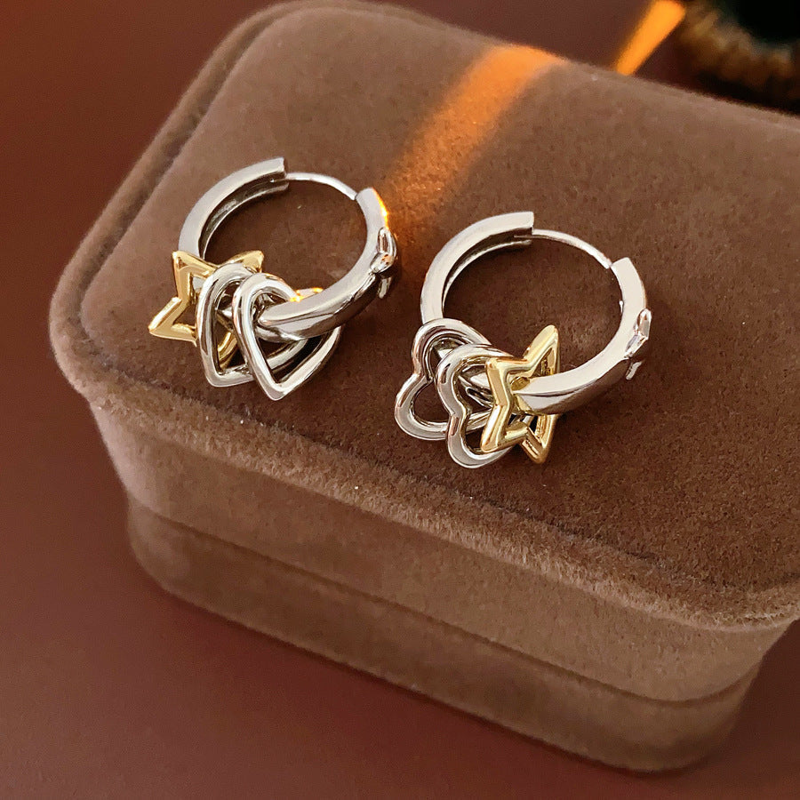 Starry Heart Earring