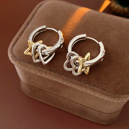 Starry Heart Earring