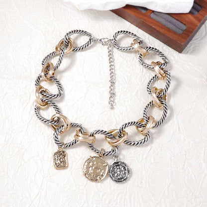 Amulet Link Necklace