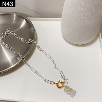 Paperclip Lockette Necklace - N43