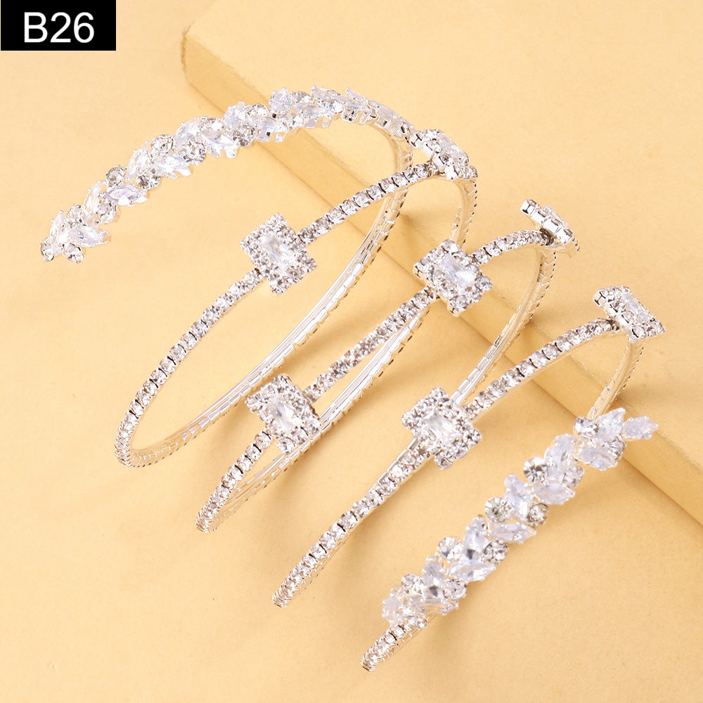 Diamond Spiral Bracelet - B26