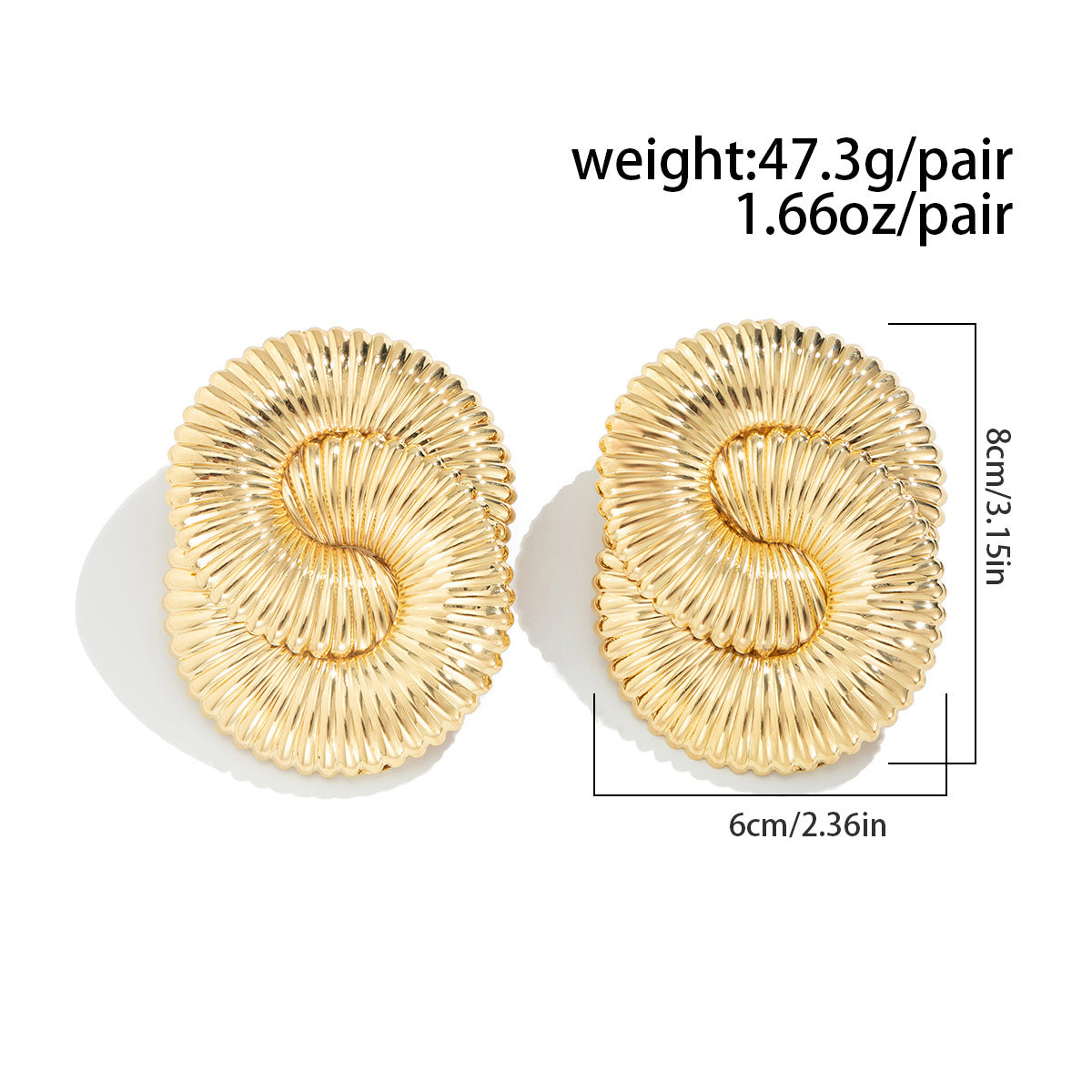 Aura Spiral Earring