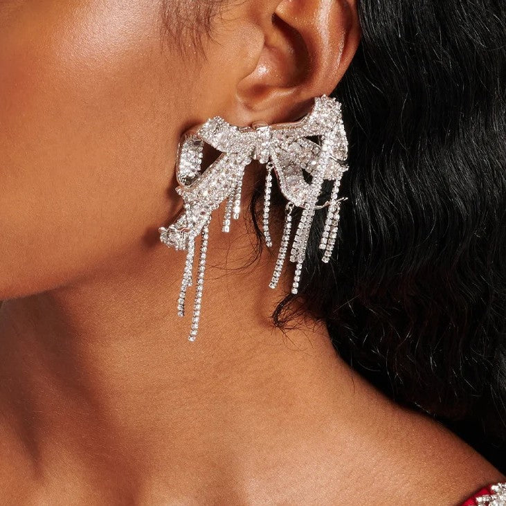 Embellished Belle Bow Earring