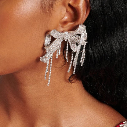 Embellished Belle Bow Earring