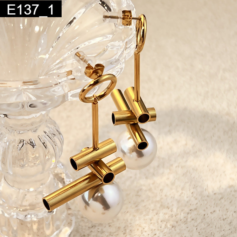 Abstract Dangle Earring - E137