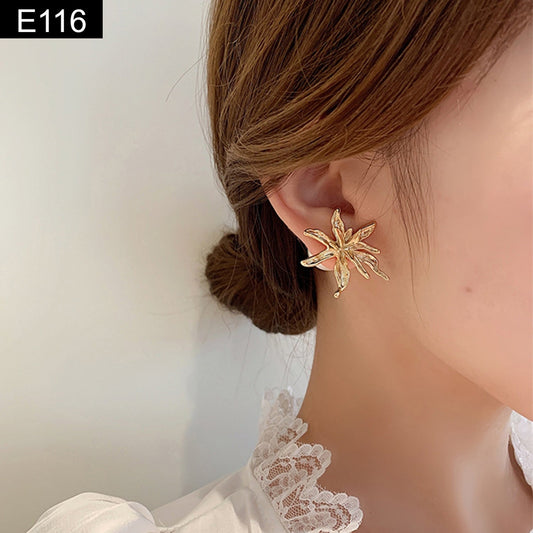 Floral Pearl Earring - E116
