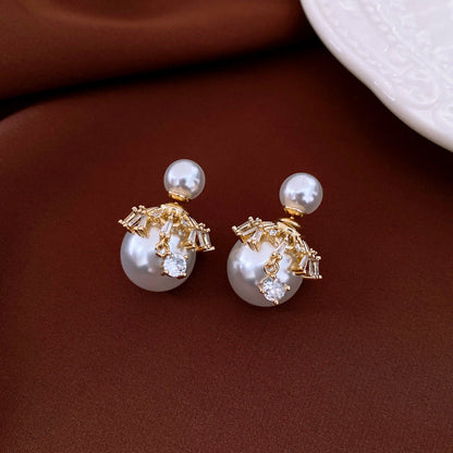 Pearl Crown Earring