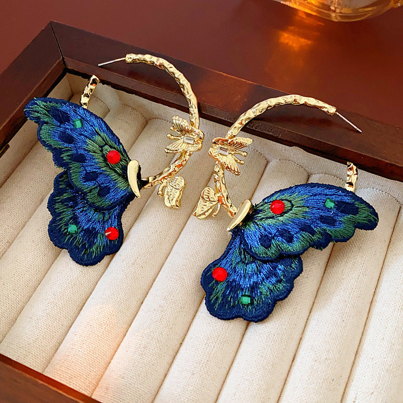 Retro Wings Earring