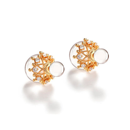 Sphere Crown Earring