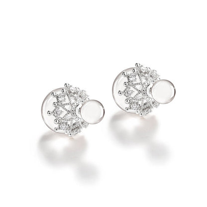Sphere Crown Earring