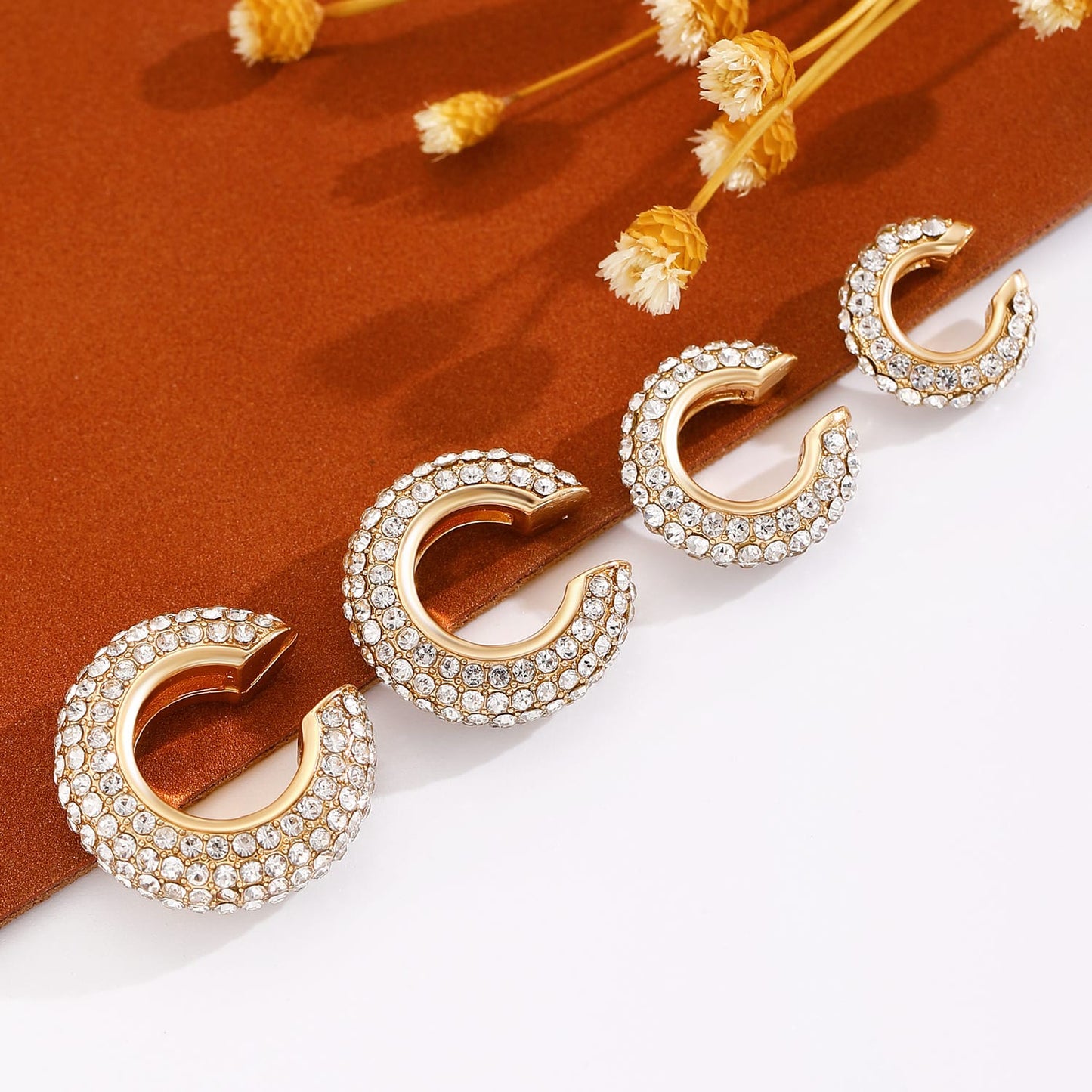 Stardust Cascade Earcuff - Set of 4