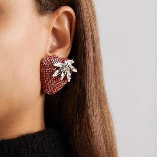 Strawberry Sparkle Earring