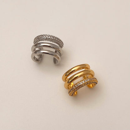 Triple Shimmer Earcuff