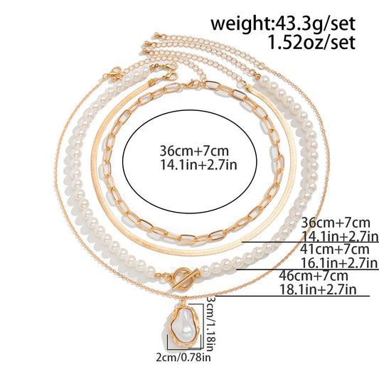 Gilded Oyster Necklace