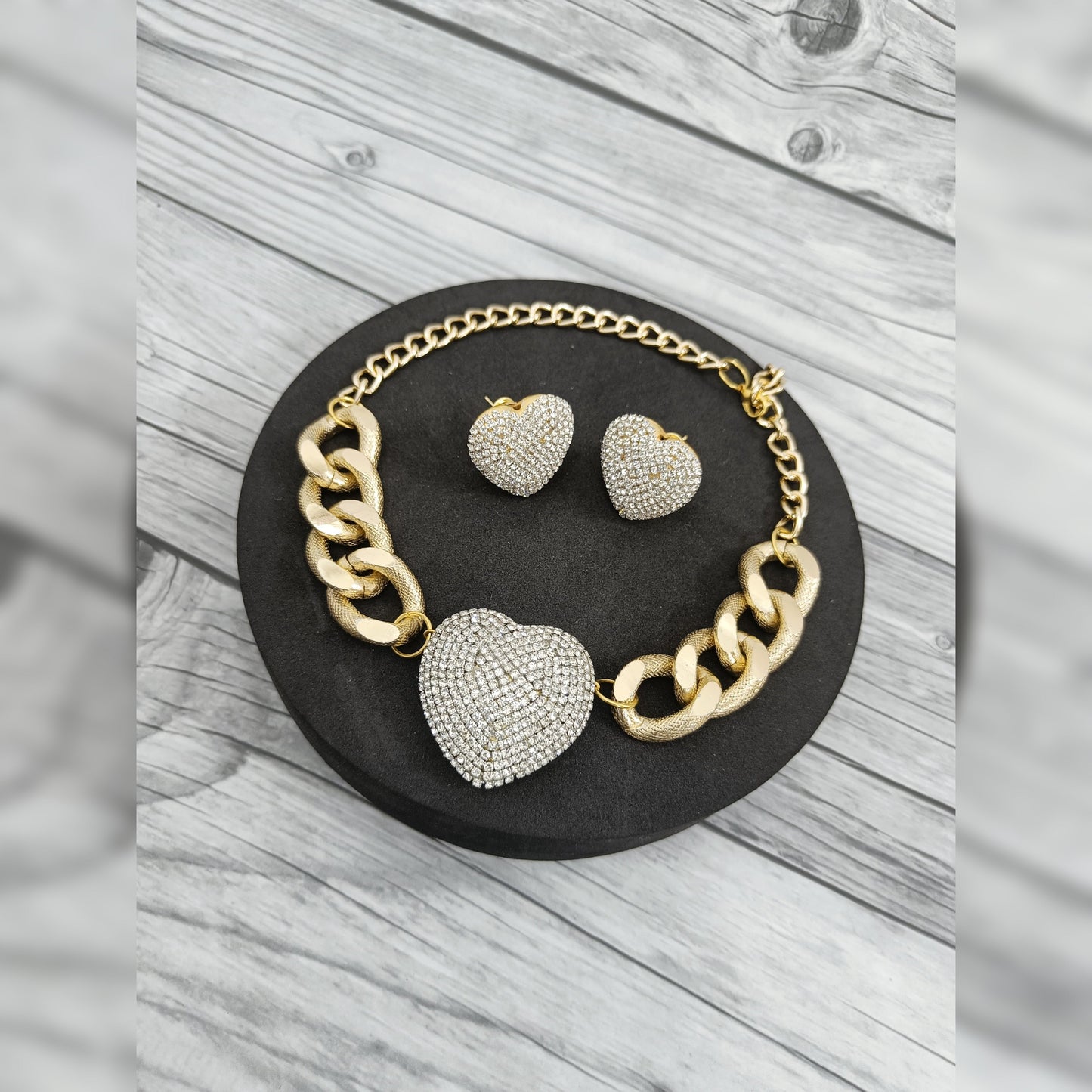 Zirconia Heart Combo