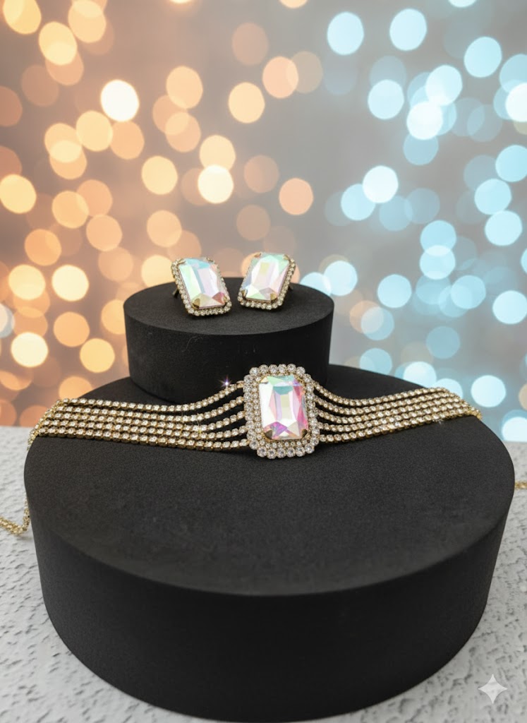 Ariel Choker and Stud Set