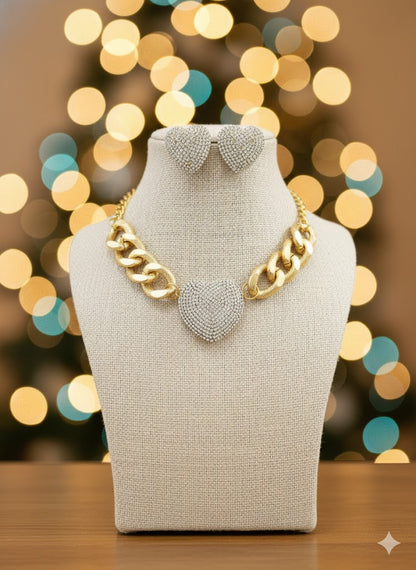 Zirconia Heart Combo