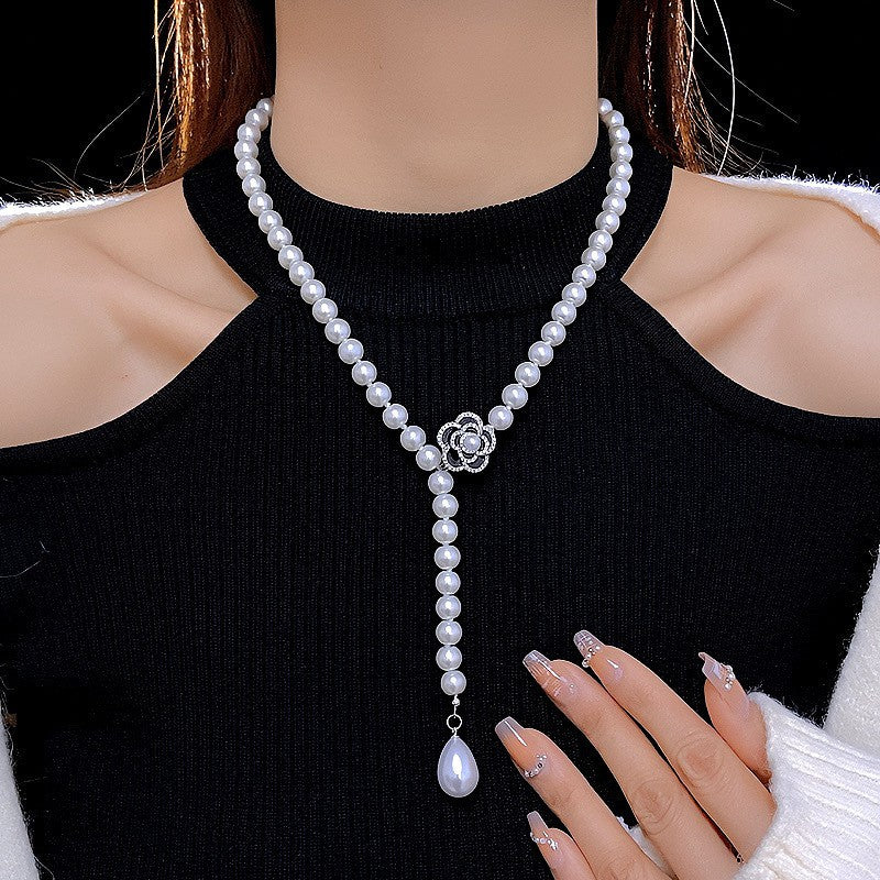 Camellia Pearl Necklace - N5